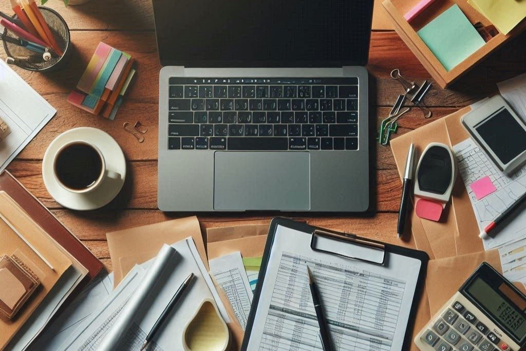 accounts payable specialist skills loaded onto a resume from a laptop