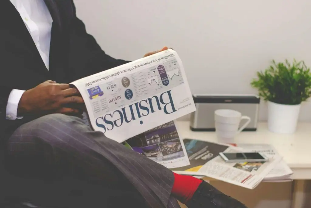 hiring accounting and finance professionals while reading the newspaper