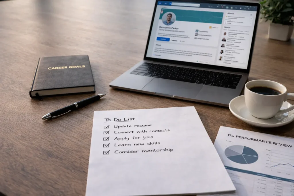 Accounting career coach helping with career goals planning and LinkedIn strategy